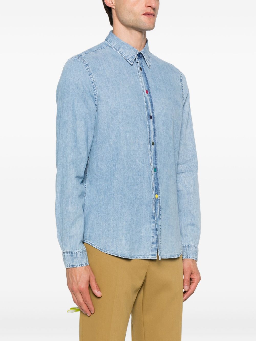 PS By Paul Smith Shirts Clear Blue
