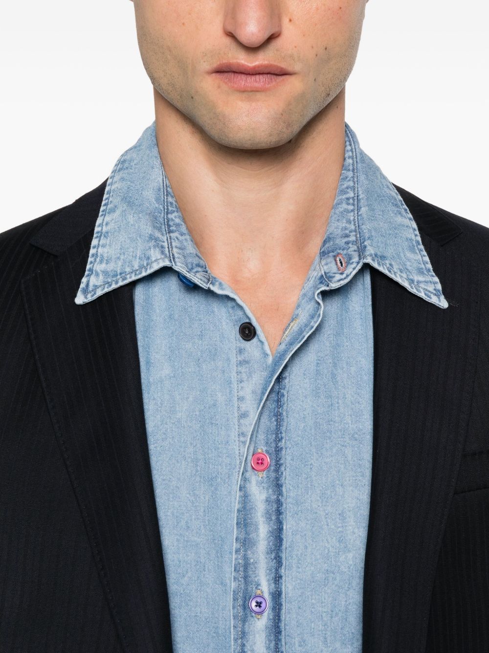 PS By Paul Smith Shirts Clear Blue