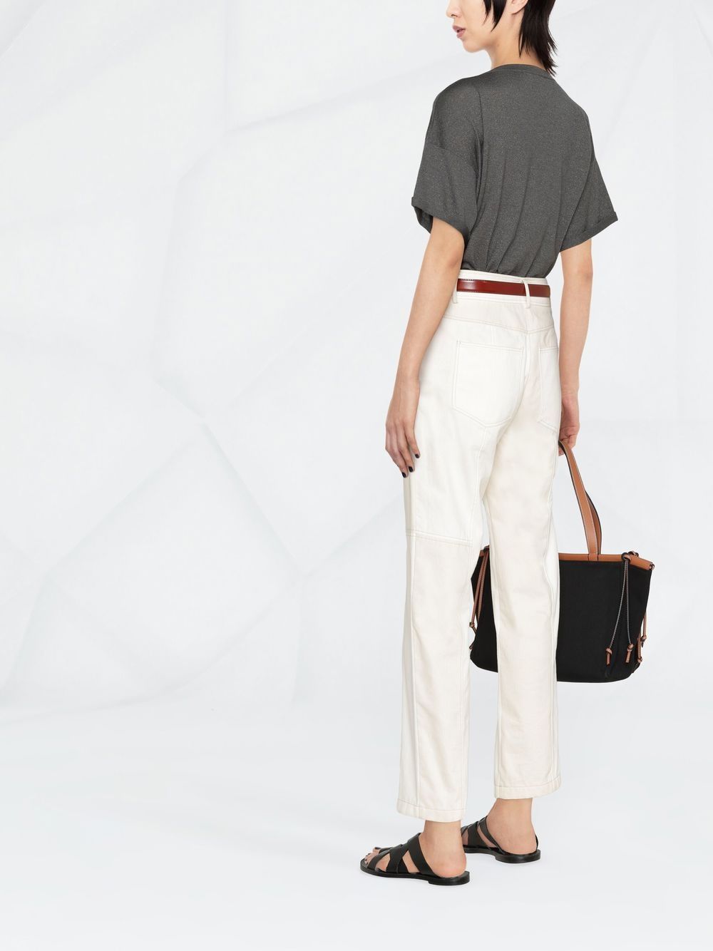 Brunello Cucinelli Round-neck short-sleeve T-shirt