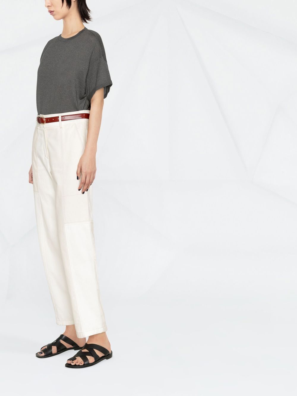 Brunello Cucinelli Round-neck short-sleeve T-shirt