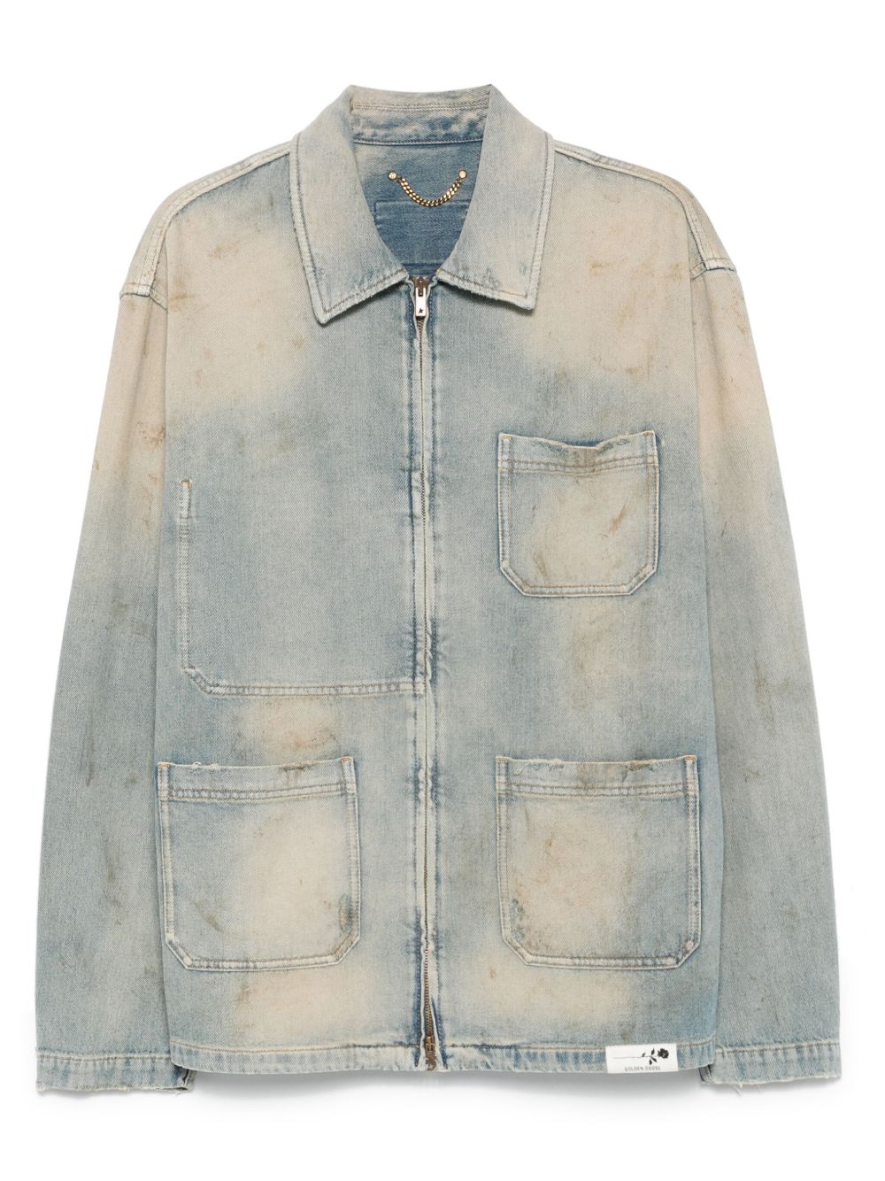Golden Goose Coats Clear Blue