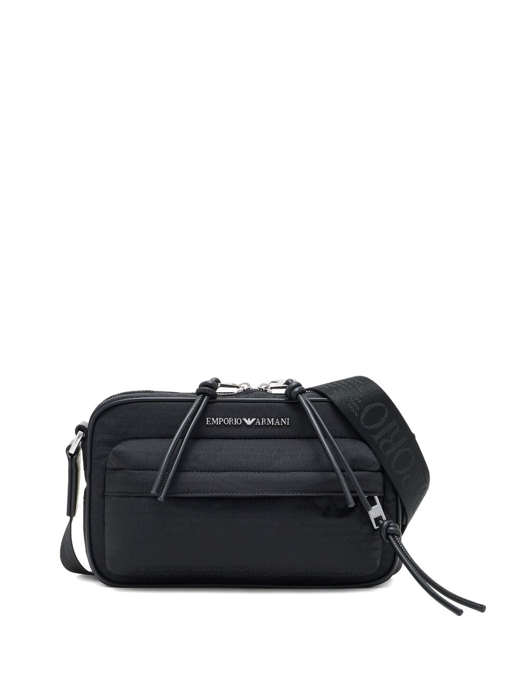 Emporio Armani logo-plaque crossbody messenger bag