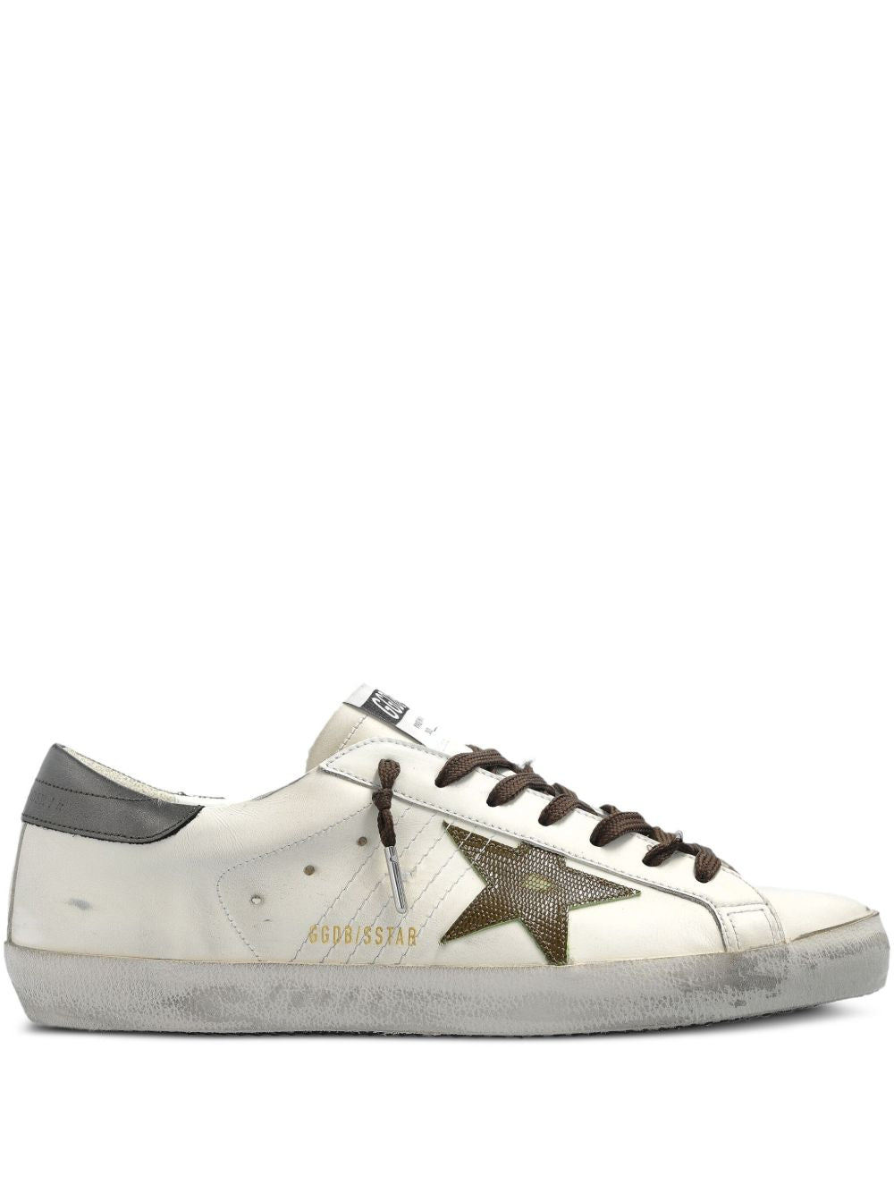 Golden Goose Super-Star in nappa leather with leather star and leather heel tab