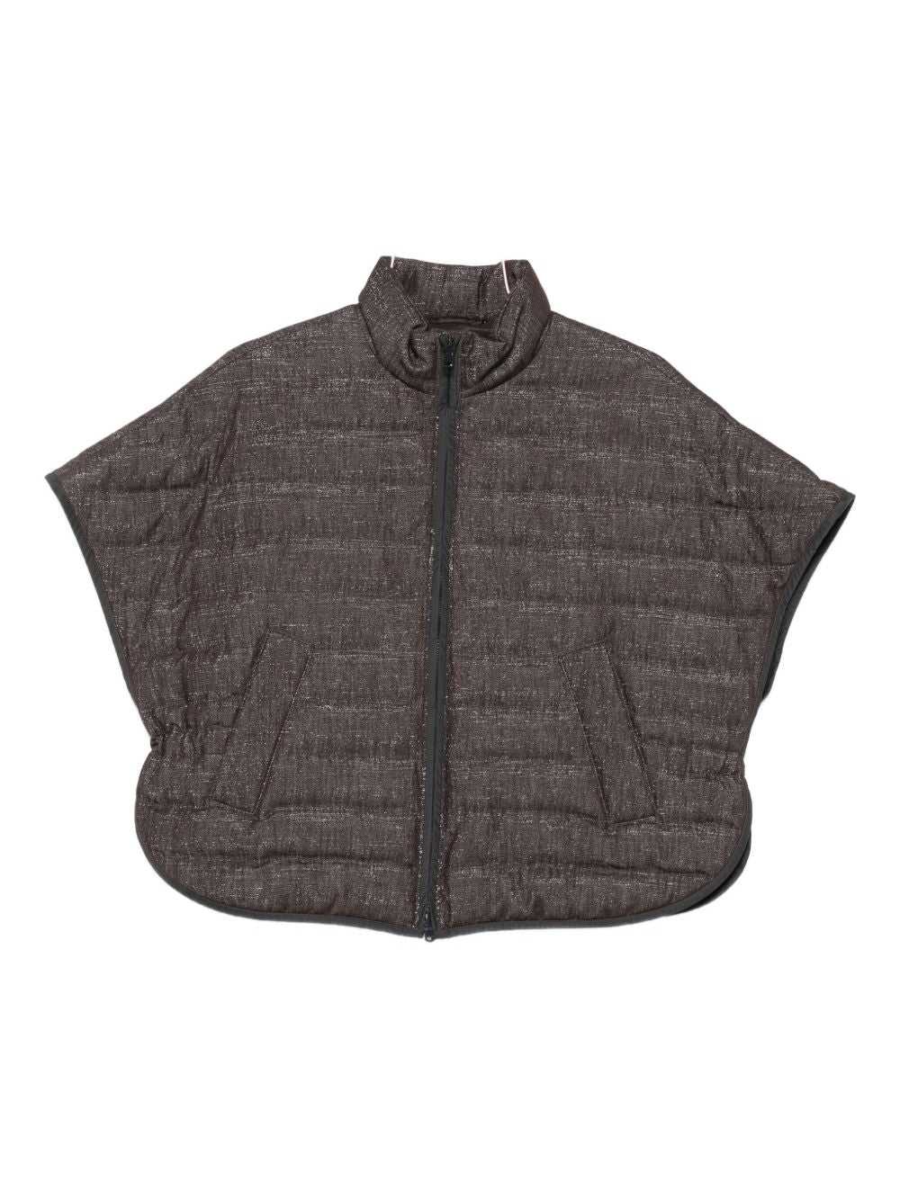 Brunello Cucinelli Quilted zip-front jacket