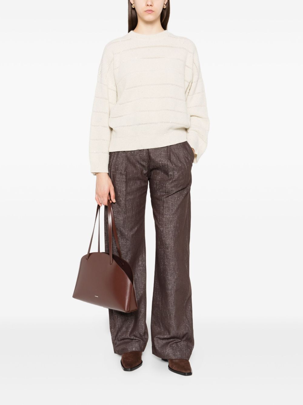 Brunello Cucinelli Open-knit sweater