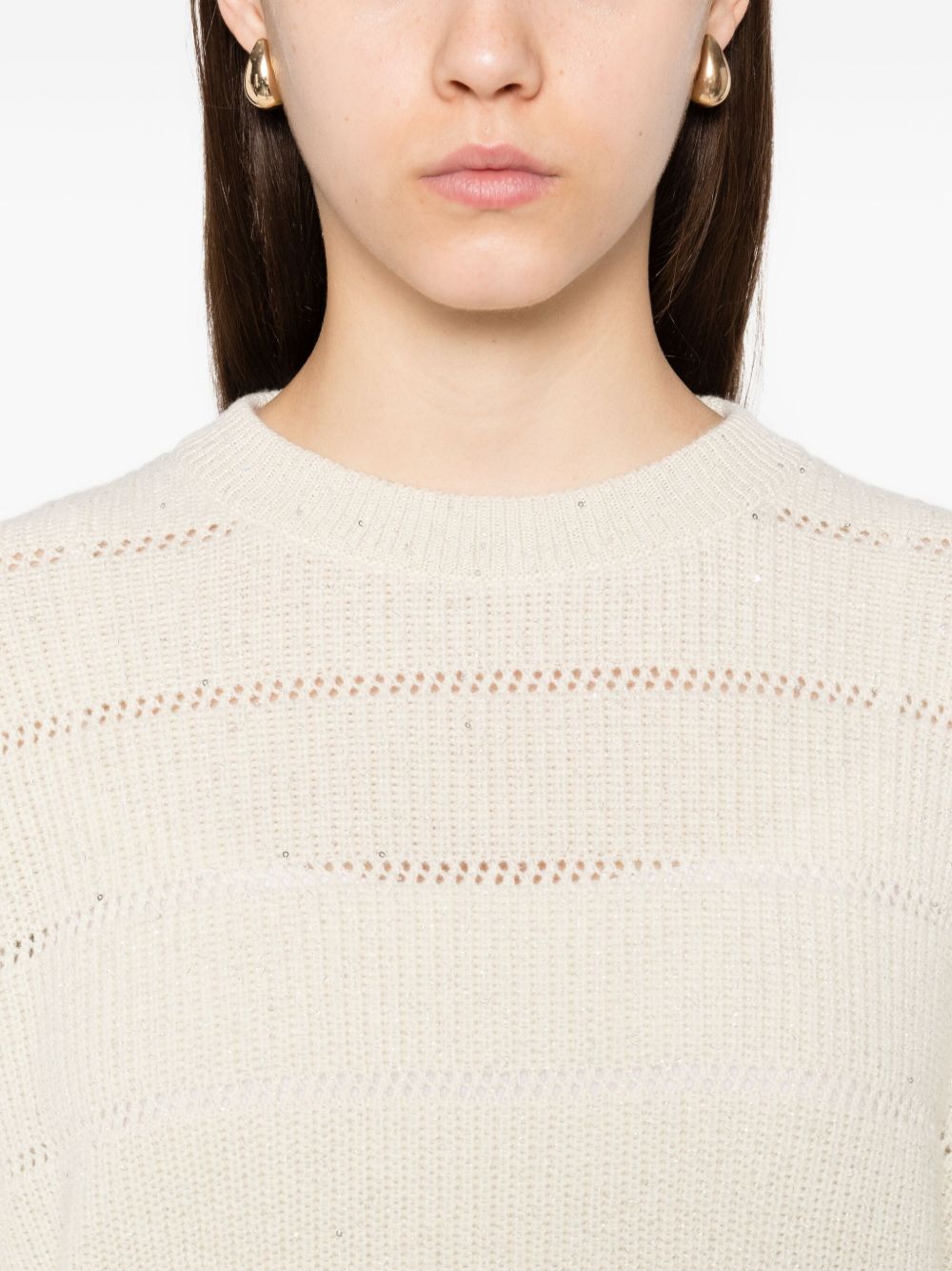 Brunello Cucinelli Open-knit sweater