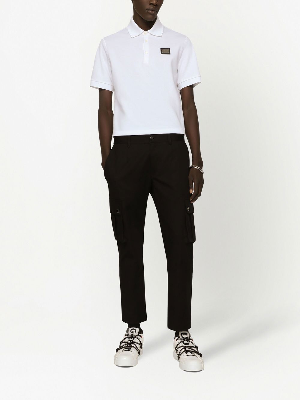 Dolce & Gabbana Logo cotton polo shirt
