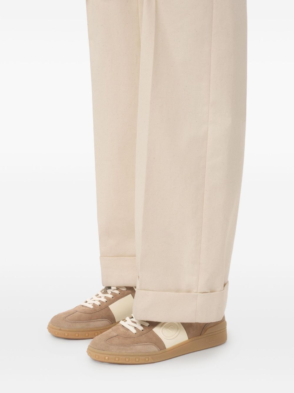 Valentino Garavani Upvillage Crust Leather Sneaker