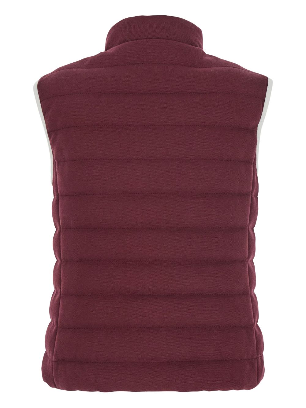 Brunello Cucinelli Quilted logo-plaque gilet