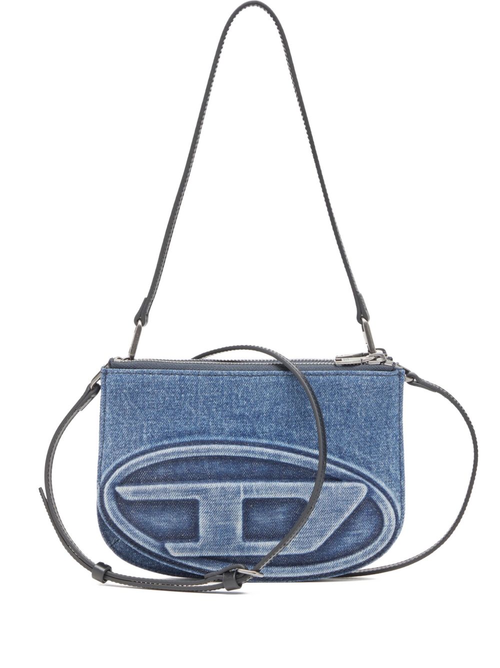 Diesel 1DR Twin denim shoulder bag