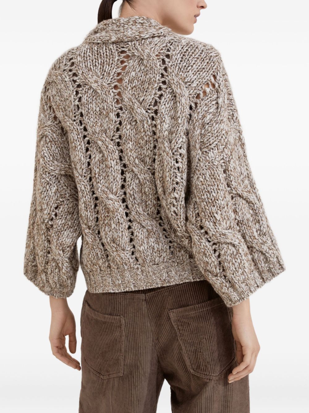 Brunello Cucinelli Chunky-knit cardigan
