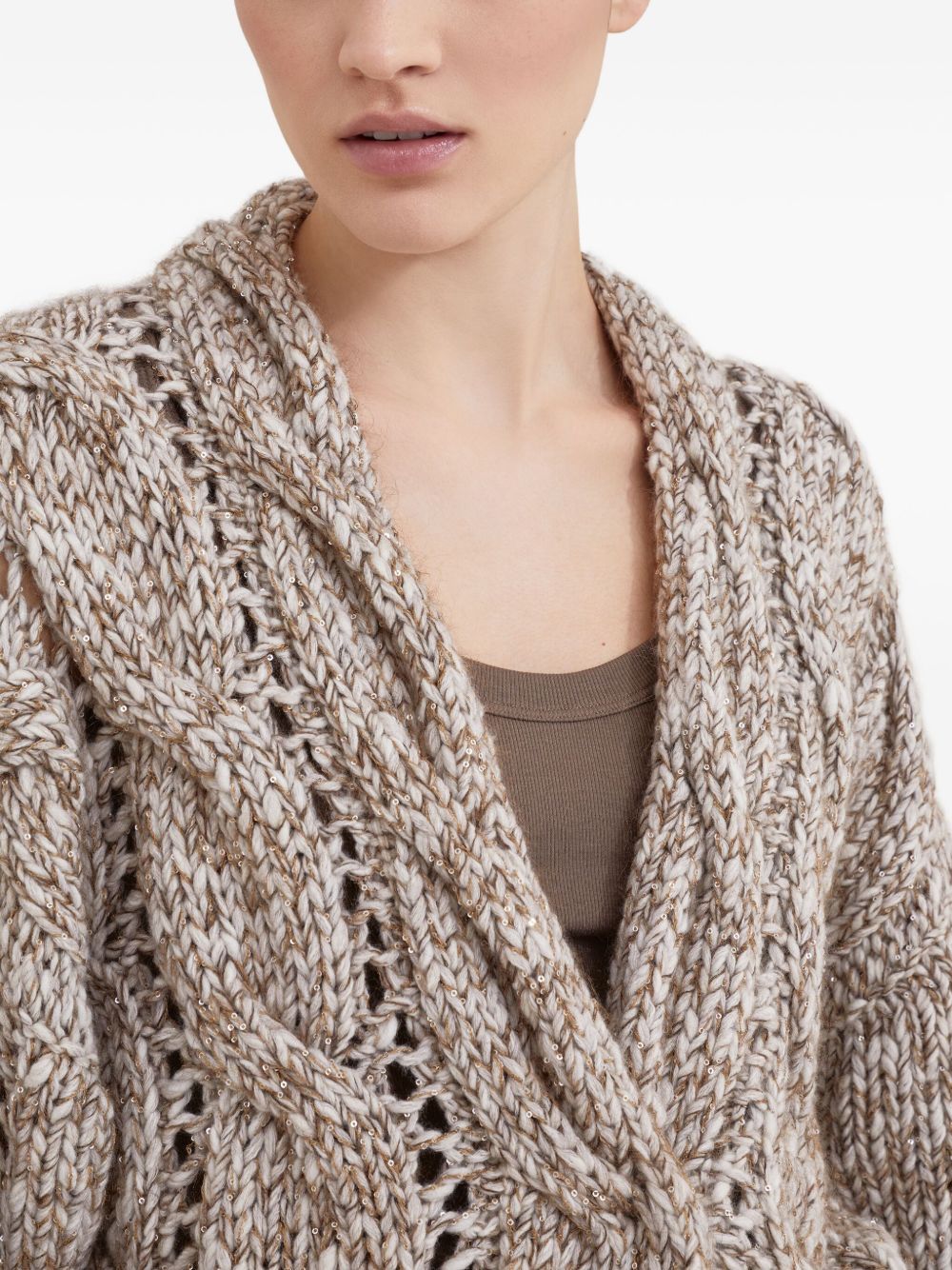 Brunello Cucinelli Chunky-knit cardigan