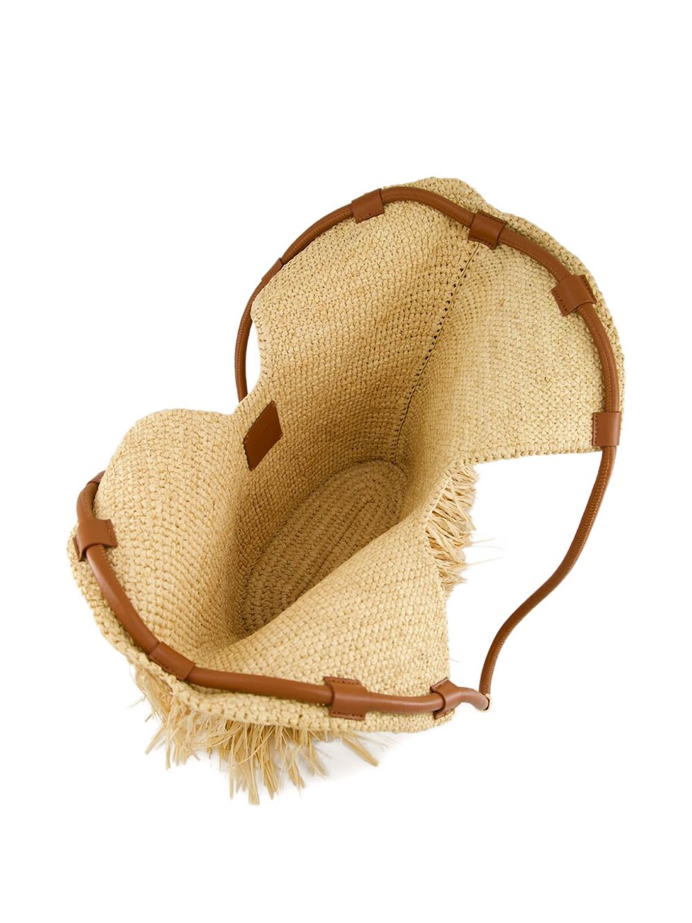 Zimmermann Goldentime medium raffia tote bag