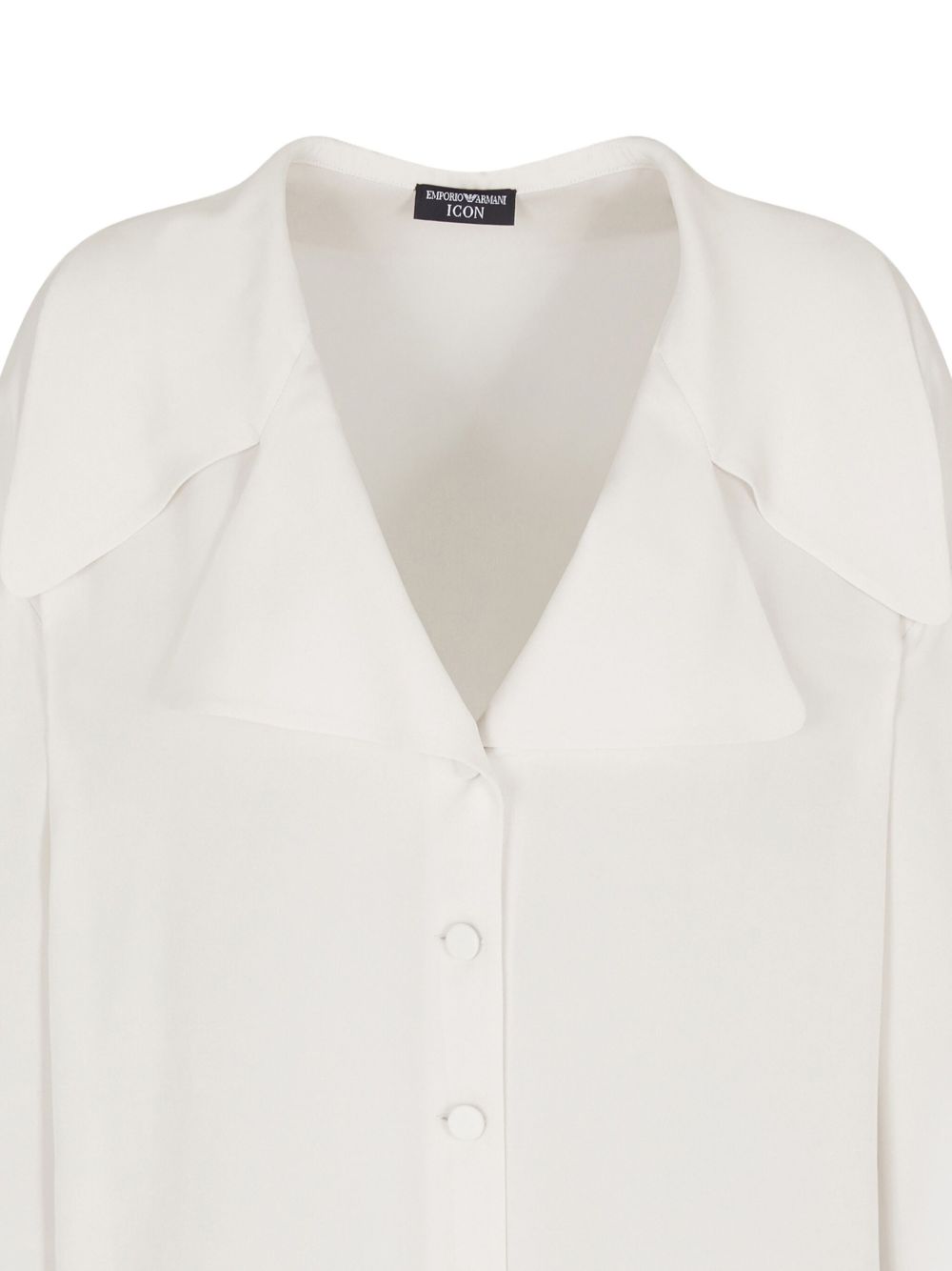 Emporio Armani Icon double silk georgette shirt