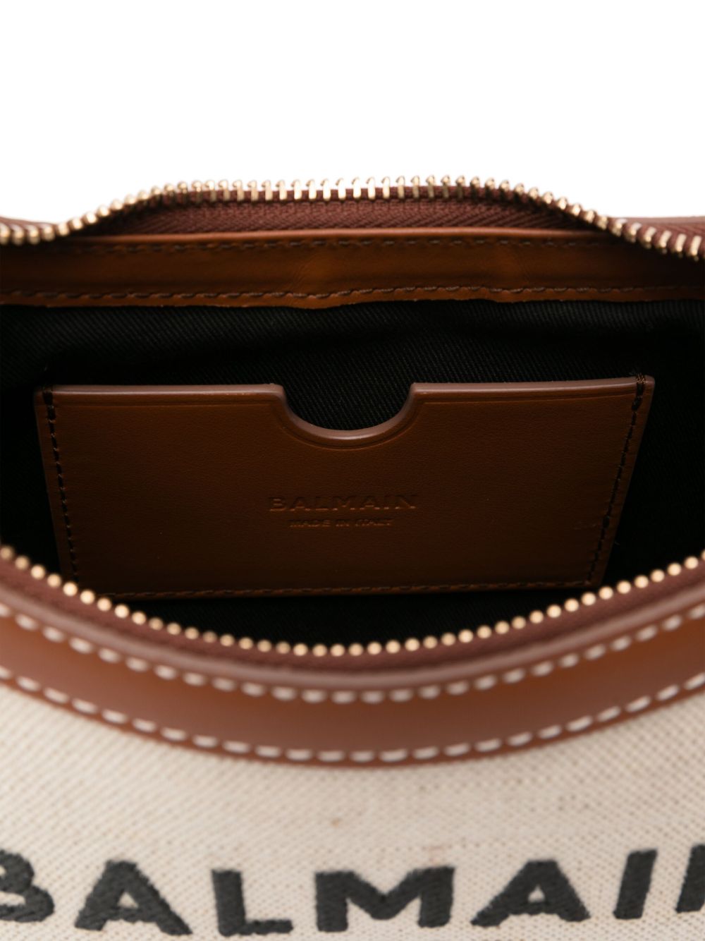 Balmain B-Army canvas shoulder bag