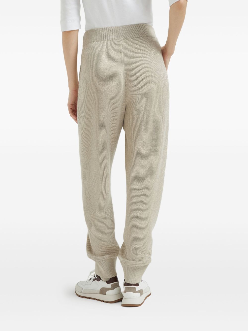 Brunello Cucinelli Ribbed-knitted joggers
