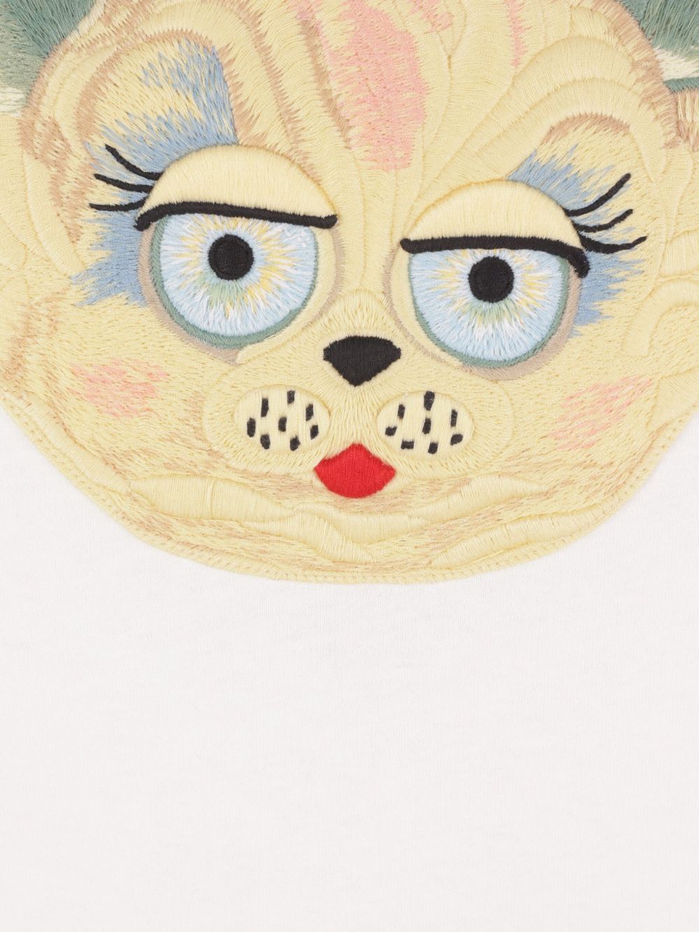 Valentino Cat-face patch T-shirt
