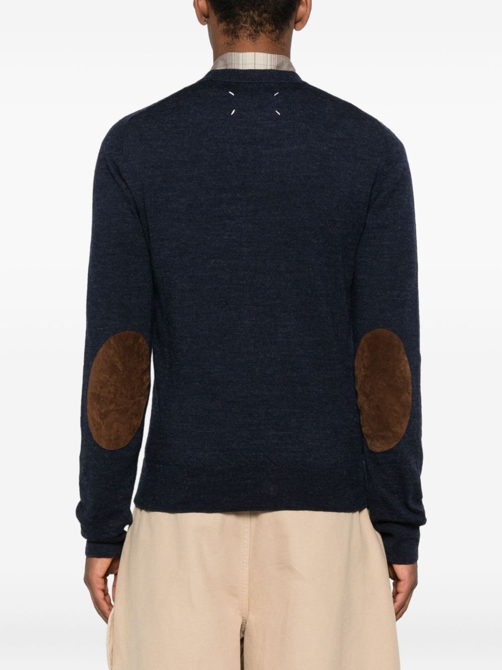 Maison Margiela Elbow-patch wool sweater