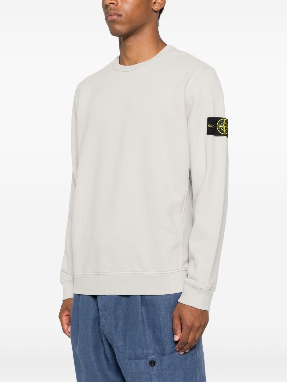 Stone Island Sweaters Light Grey