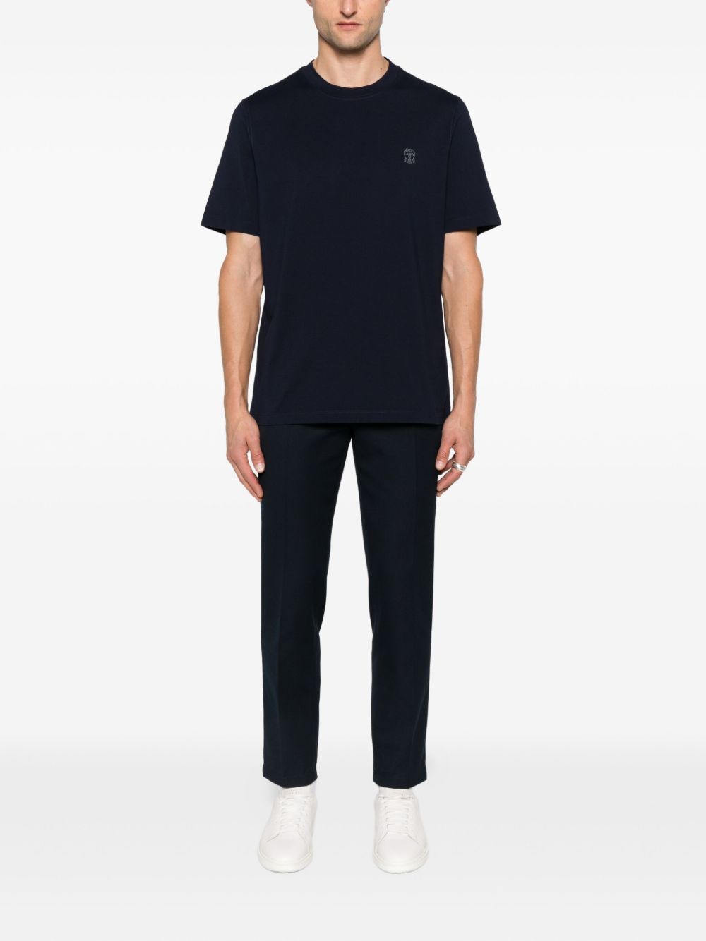 Brunello Cucinelli Logo-print cotton T-shirt