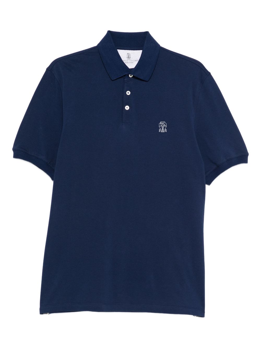 Brunello Cucinelli Logo-print polo shirt