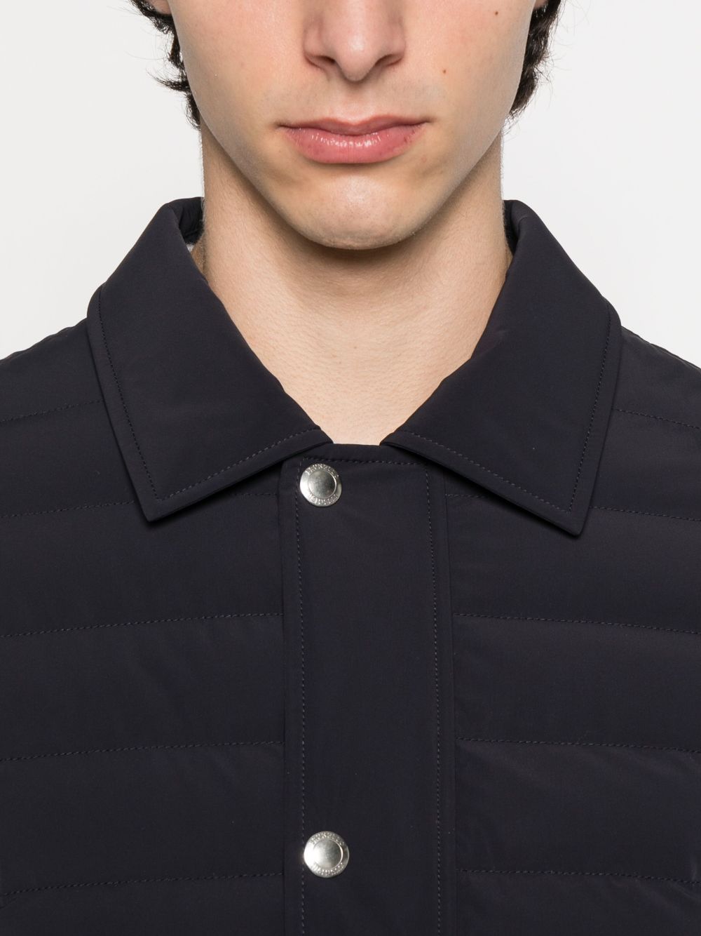 Brunello Cucinelli Quilted jacket with snap fastener