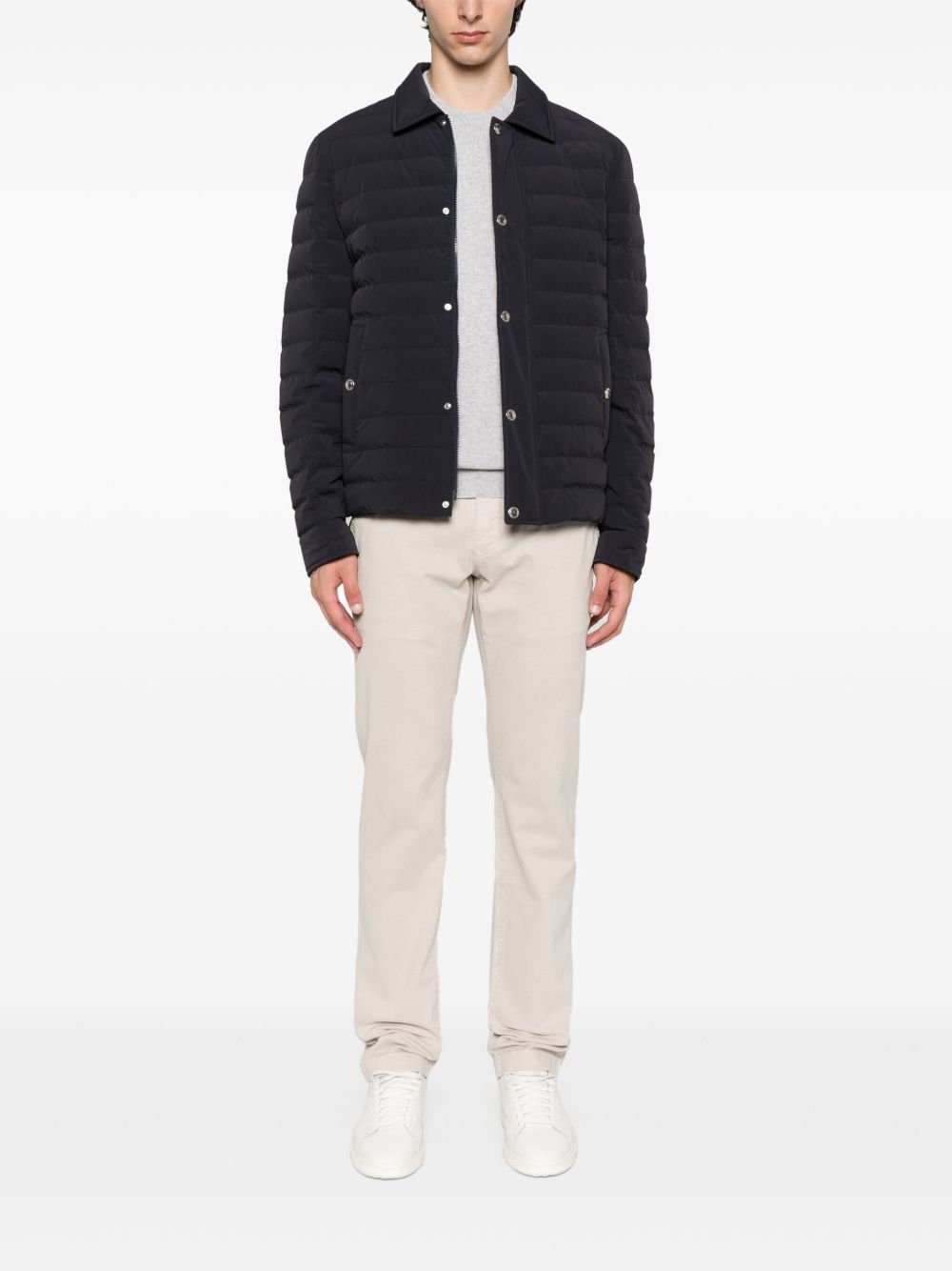Brunello Cucinelli Quilted jacket with snap fastener