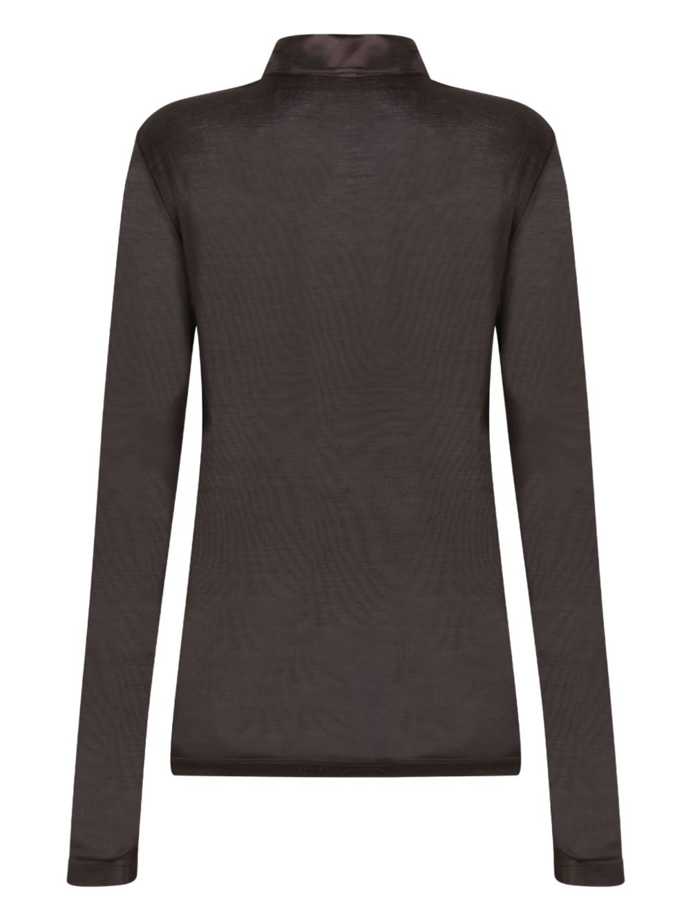 Tom Ford |100%Silk/Button:100%Mother of Pearl|100%Silk/Button:100%Mother of Pearl Silk polo shirt