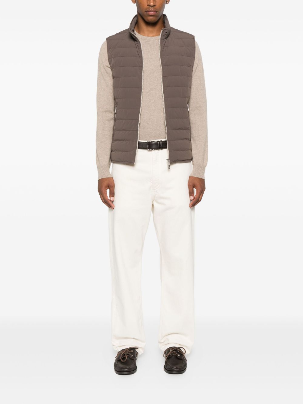 Brunello Cucinelli Quilted zip-front vest