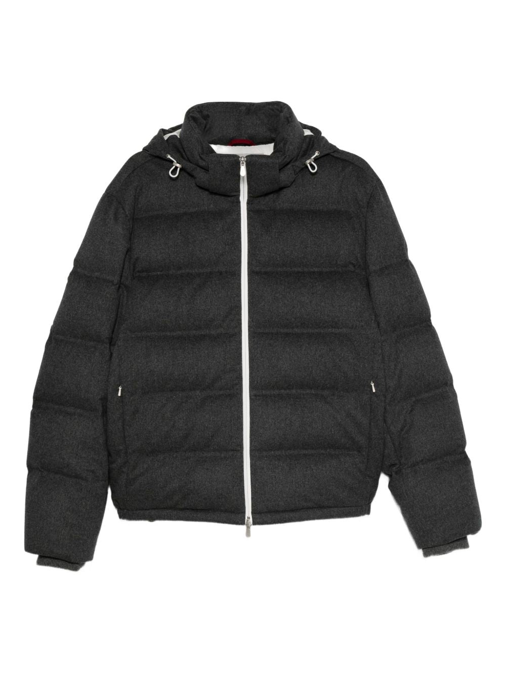 Brunello Cucinelli Hooded quilted padded jacket