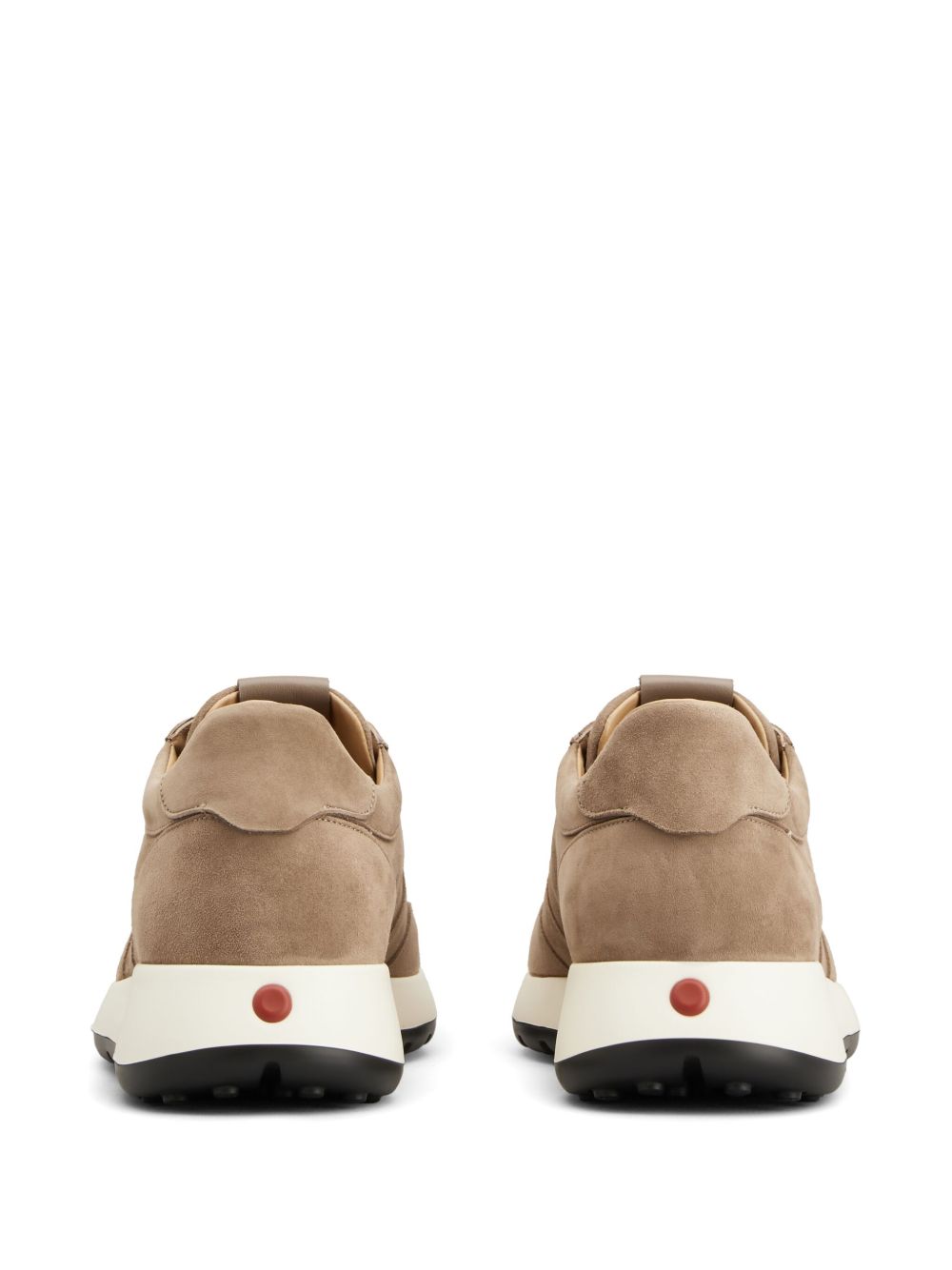 Tod's Red Dot Pashmy Suede Sneakers