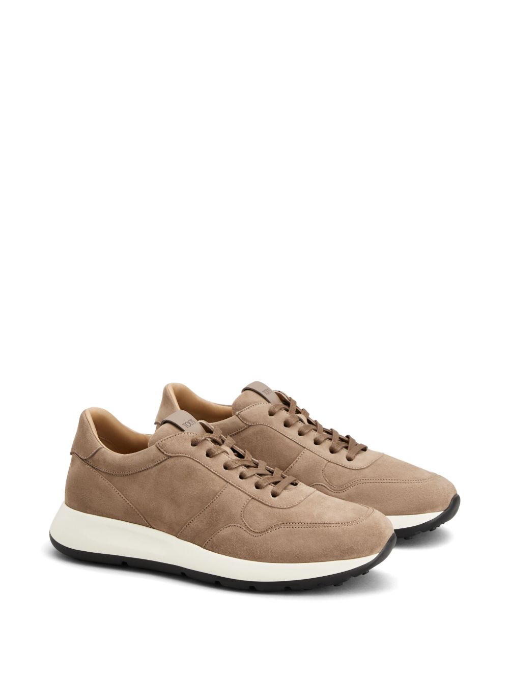 Tod's Red Dot Pashmy Suede Sneakers
