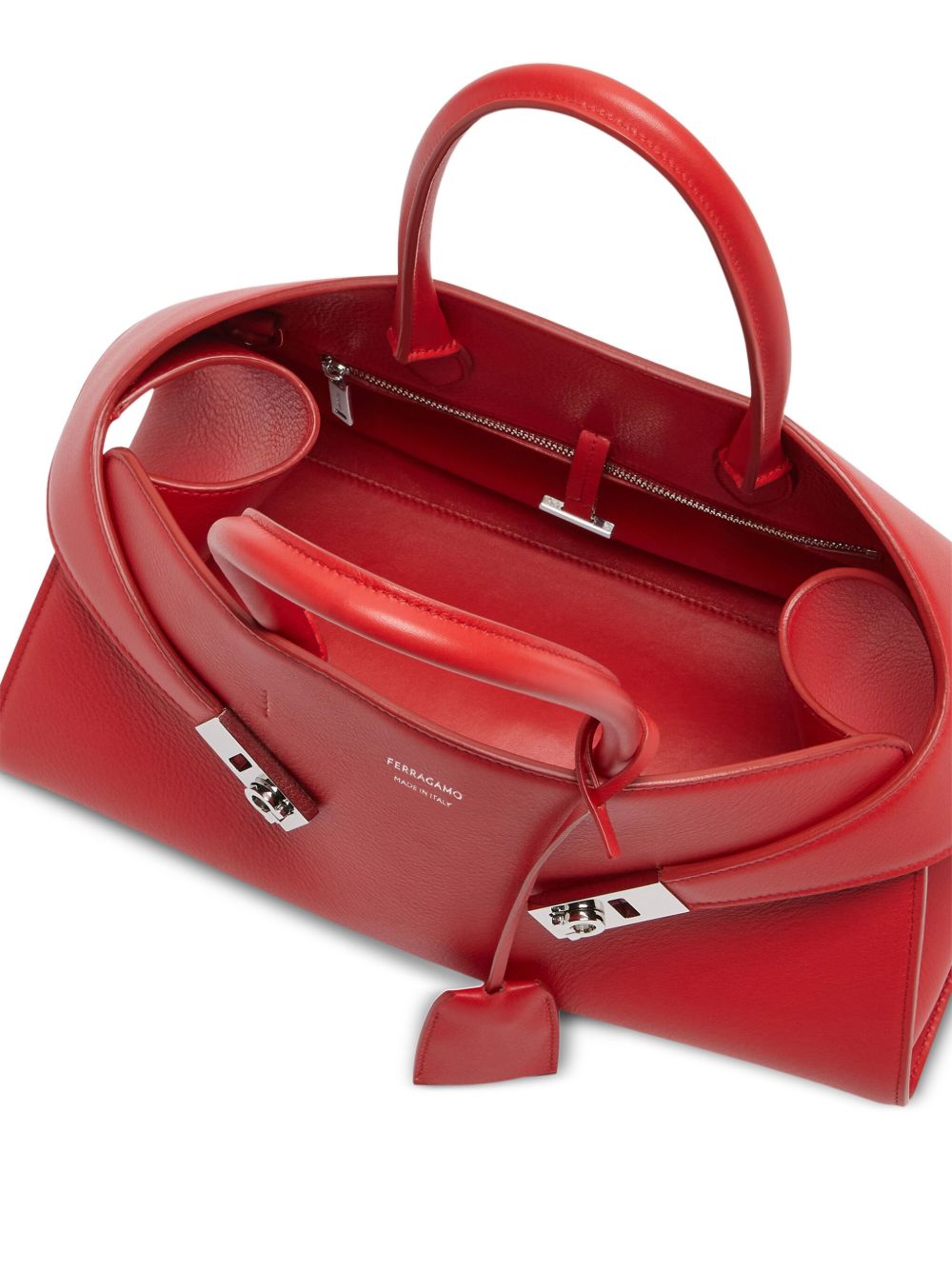 Ferragamo Hug leather tote bag