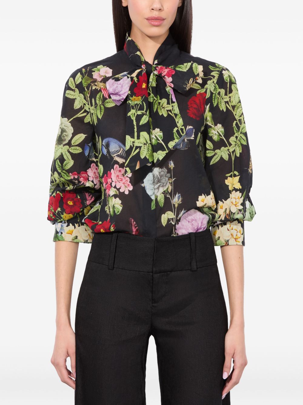 Alice + Olivia Shirts Black