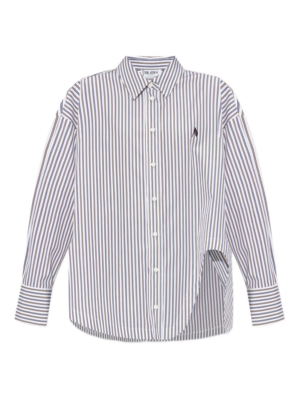 The Attico Striped cotton shirt