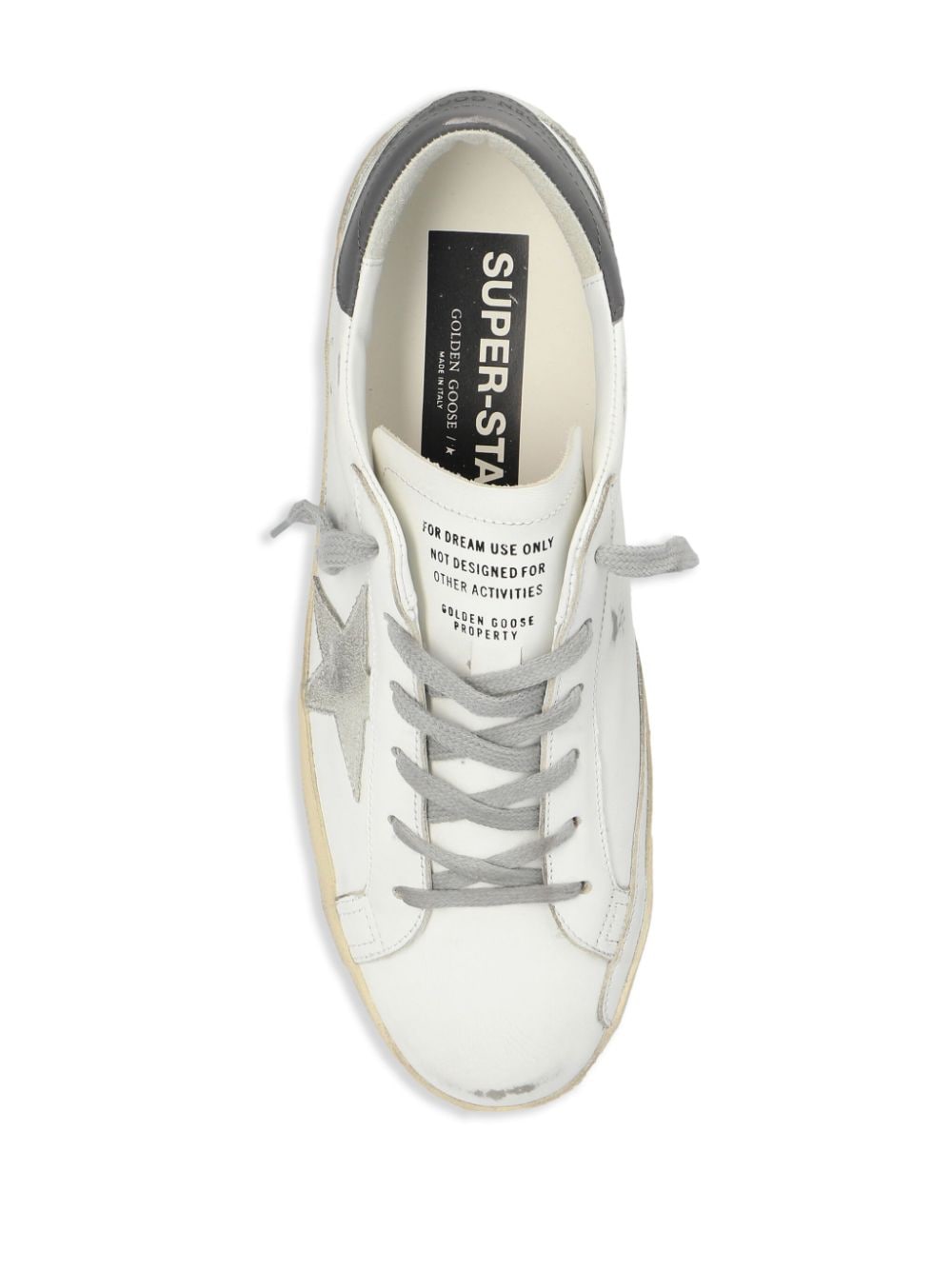Golden Goose Super-star distressed leather sneakers