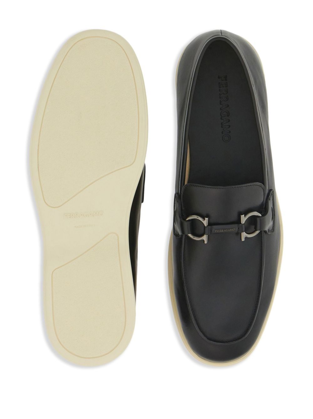 Ferragamo Informal moccasin with Gancini ornament