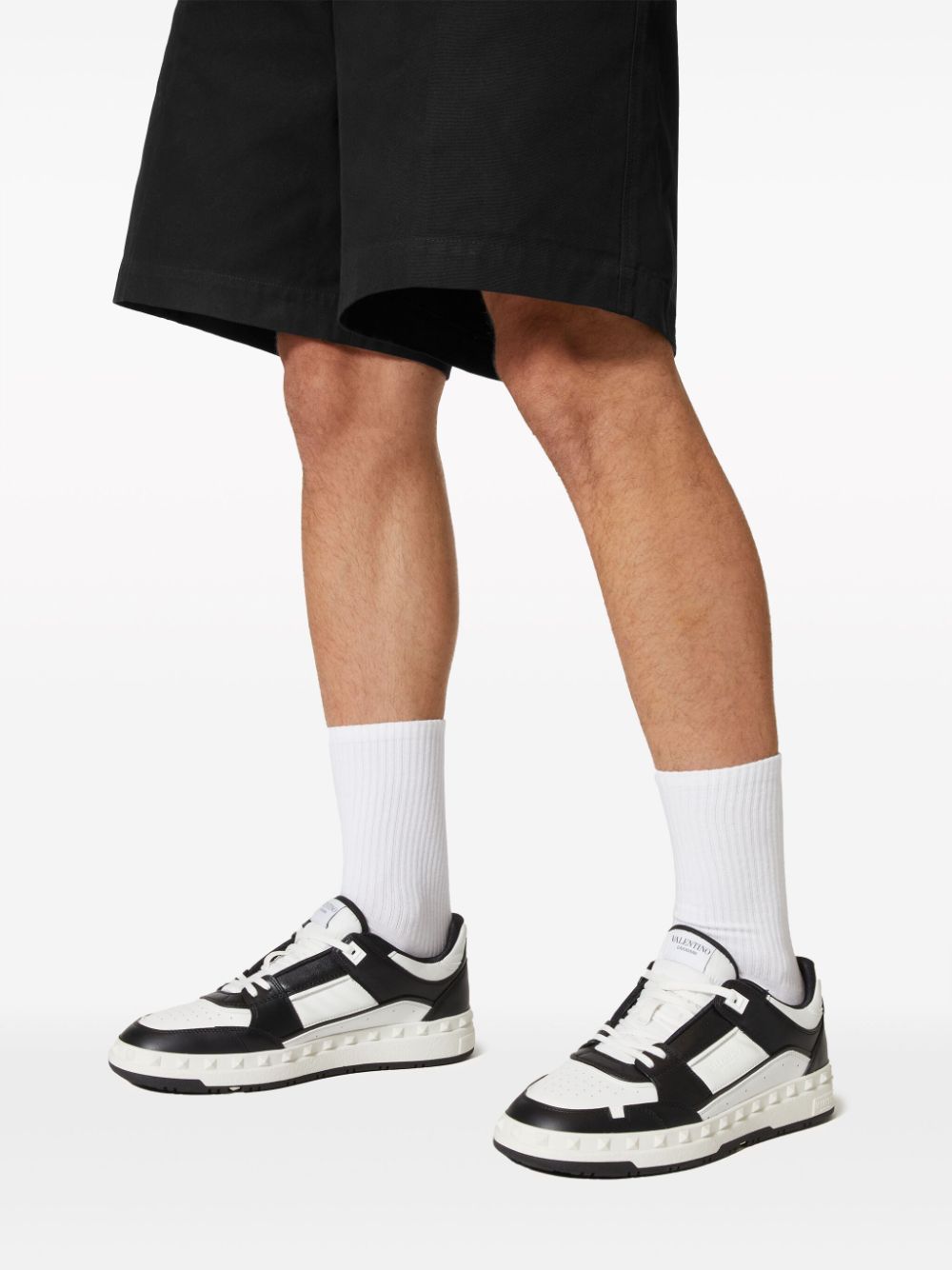 Valentino Garavani Low Top Freedots Sneaker In Calfskin