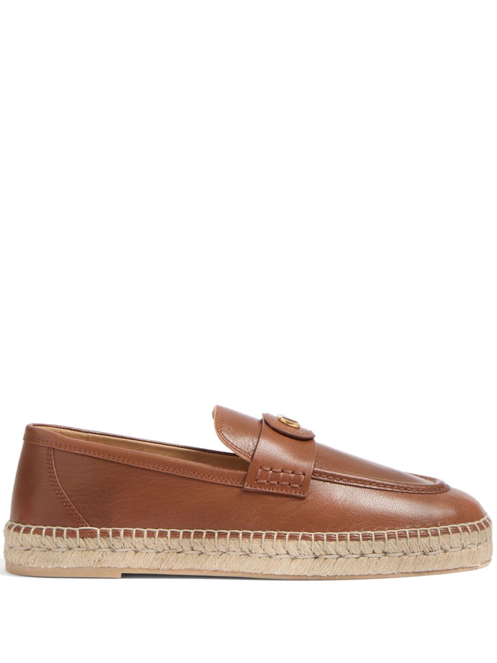 Valentino Garavani Vlogo Signature Calfskin Moccasin