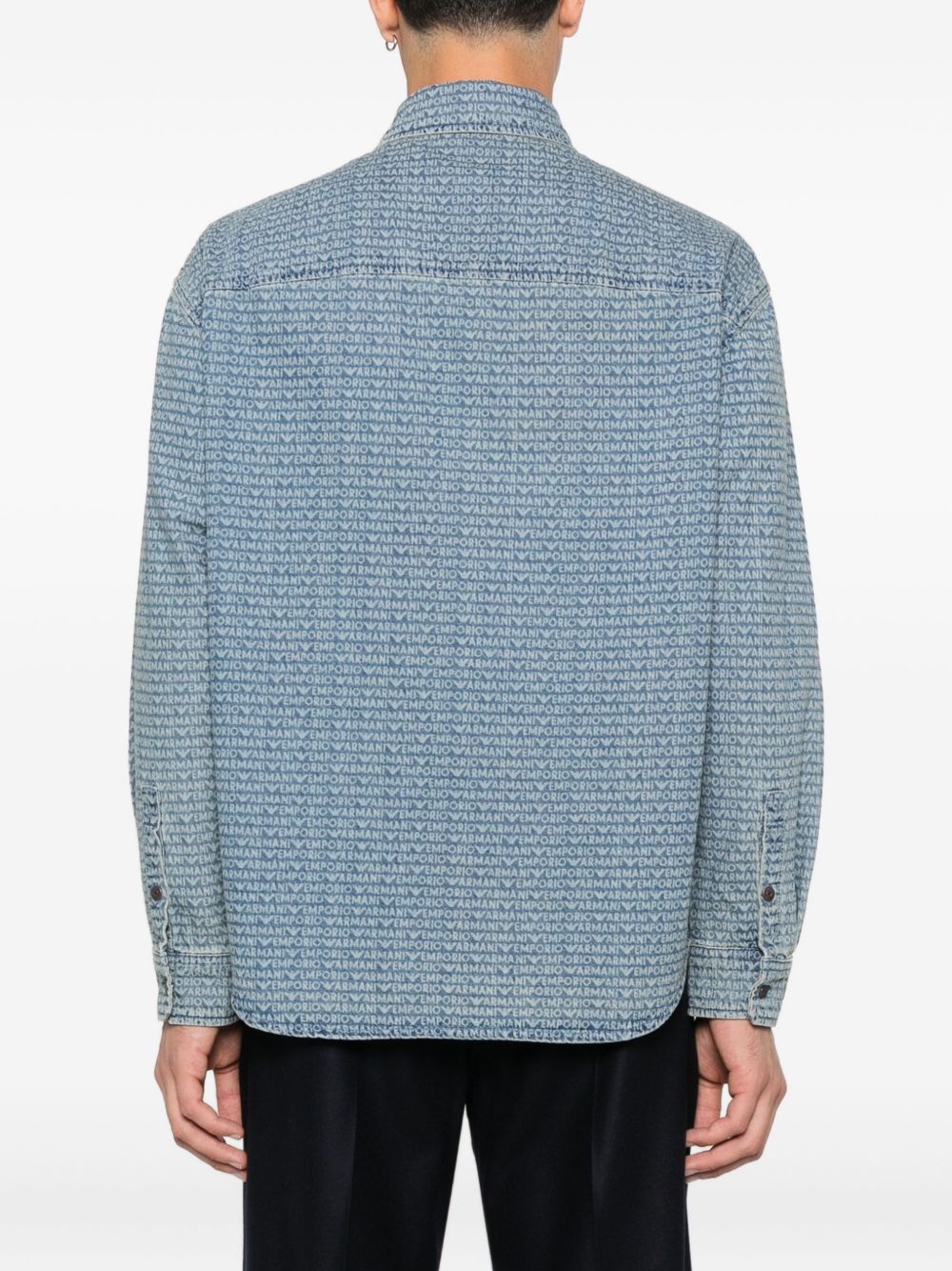 Emporio Armani Shirts Blue