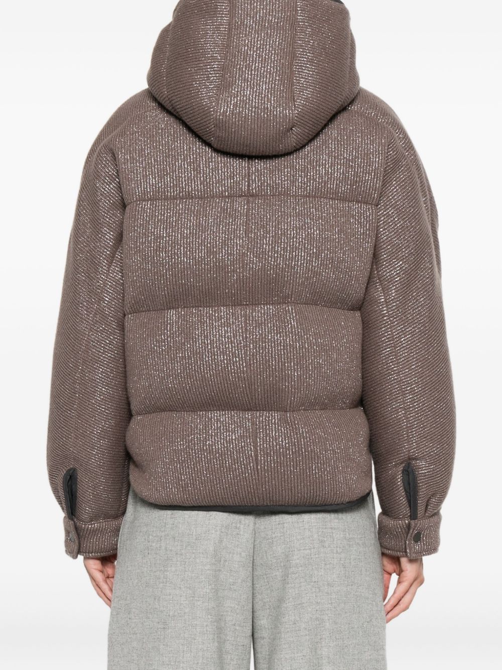 Brunello Cucinelli Quilted lurex jacket