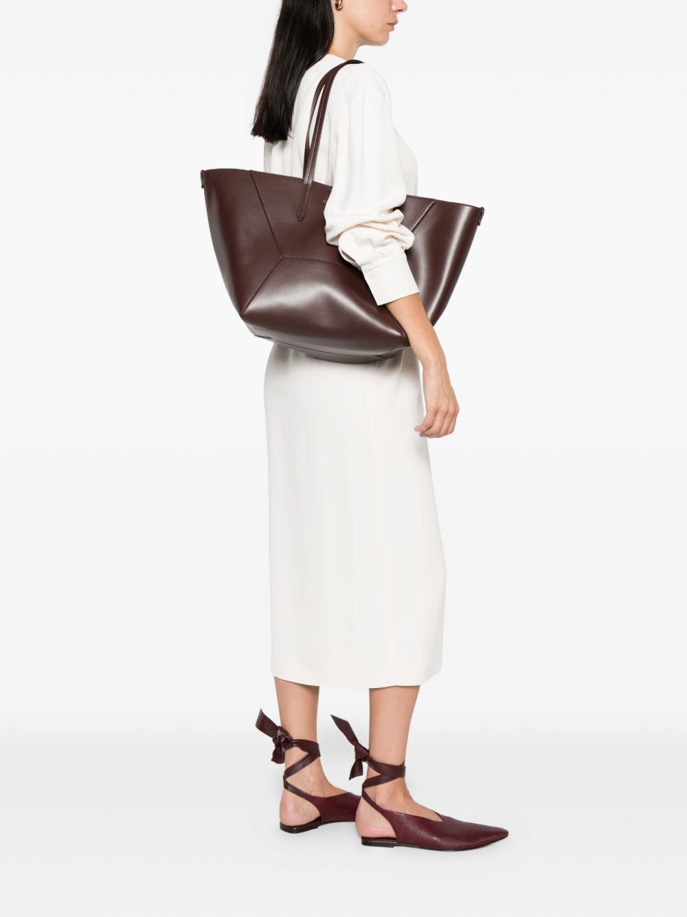 Brunello Cucinelli BC Duo leather tote bag