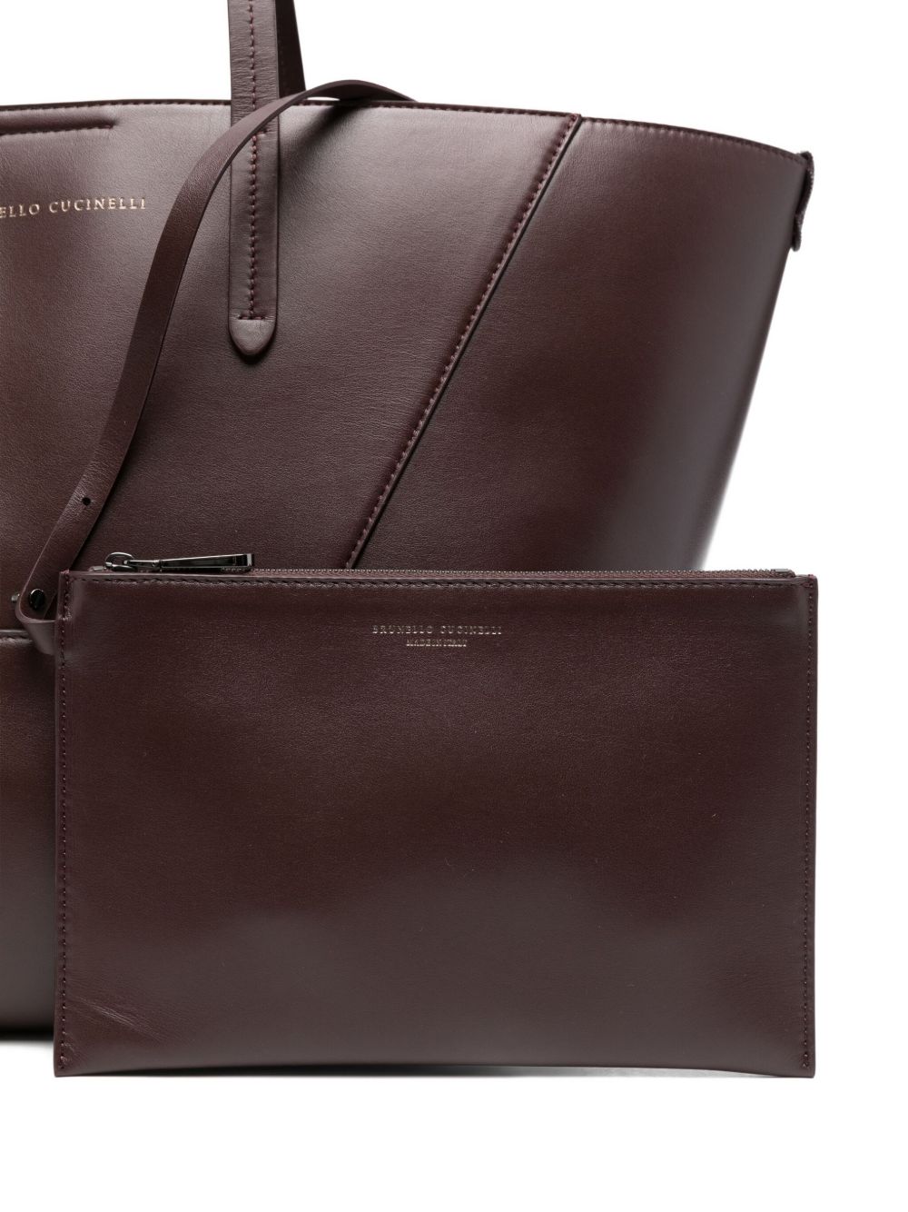 Brunello Cucinelli BC Duo leather tote bag