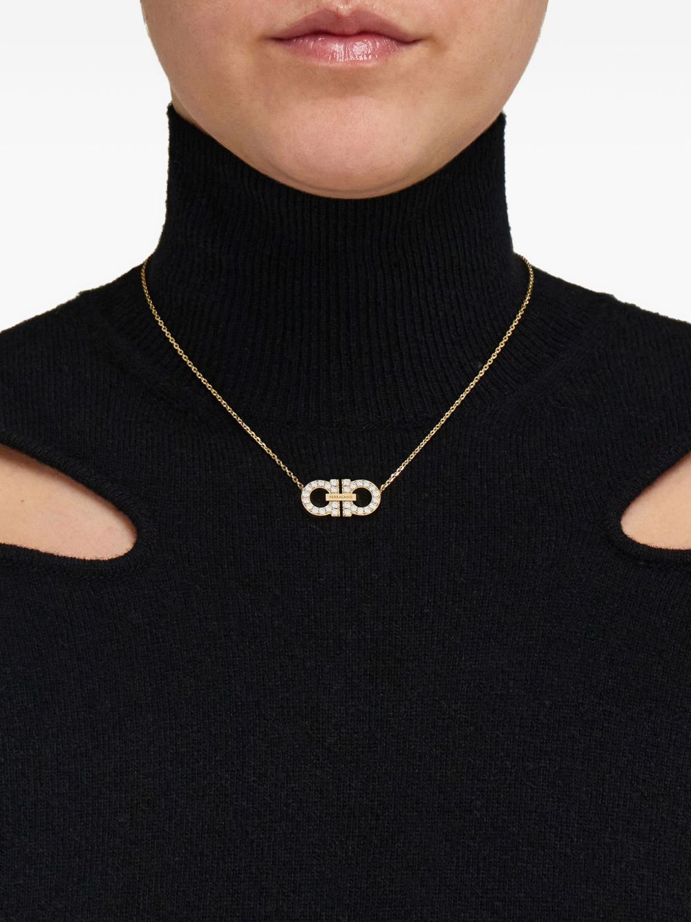 Ferragamo Gancini Pendant Necklace