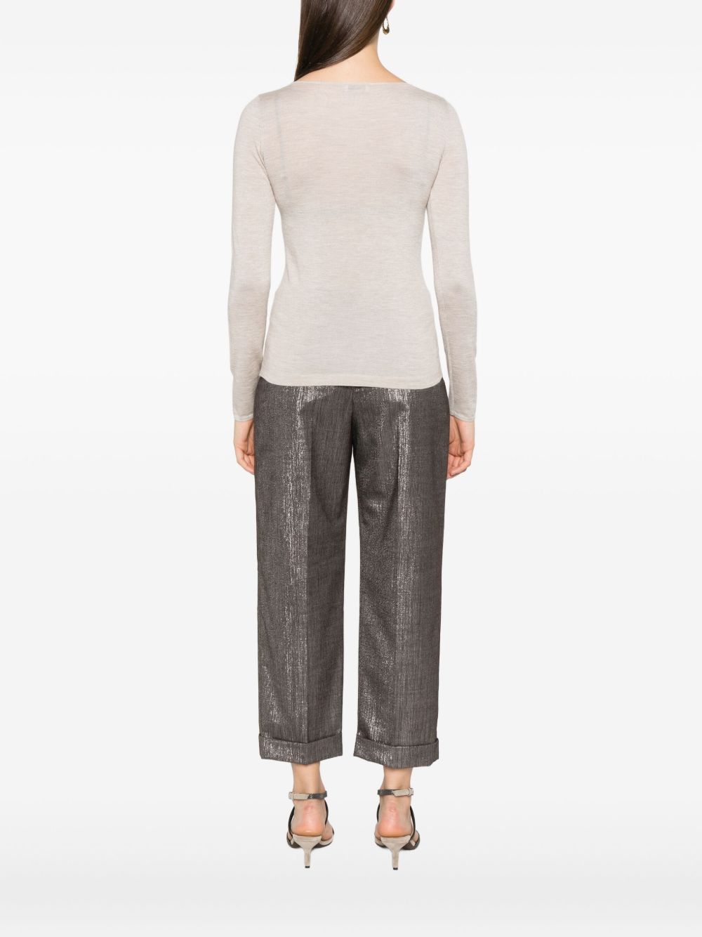 Brunello Cucinelli Long-sleeve round-neck T-shirt