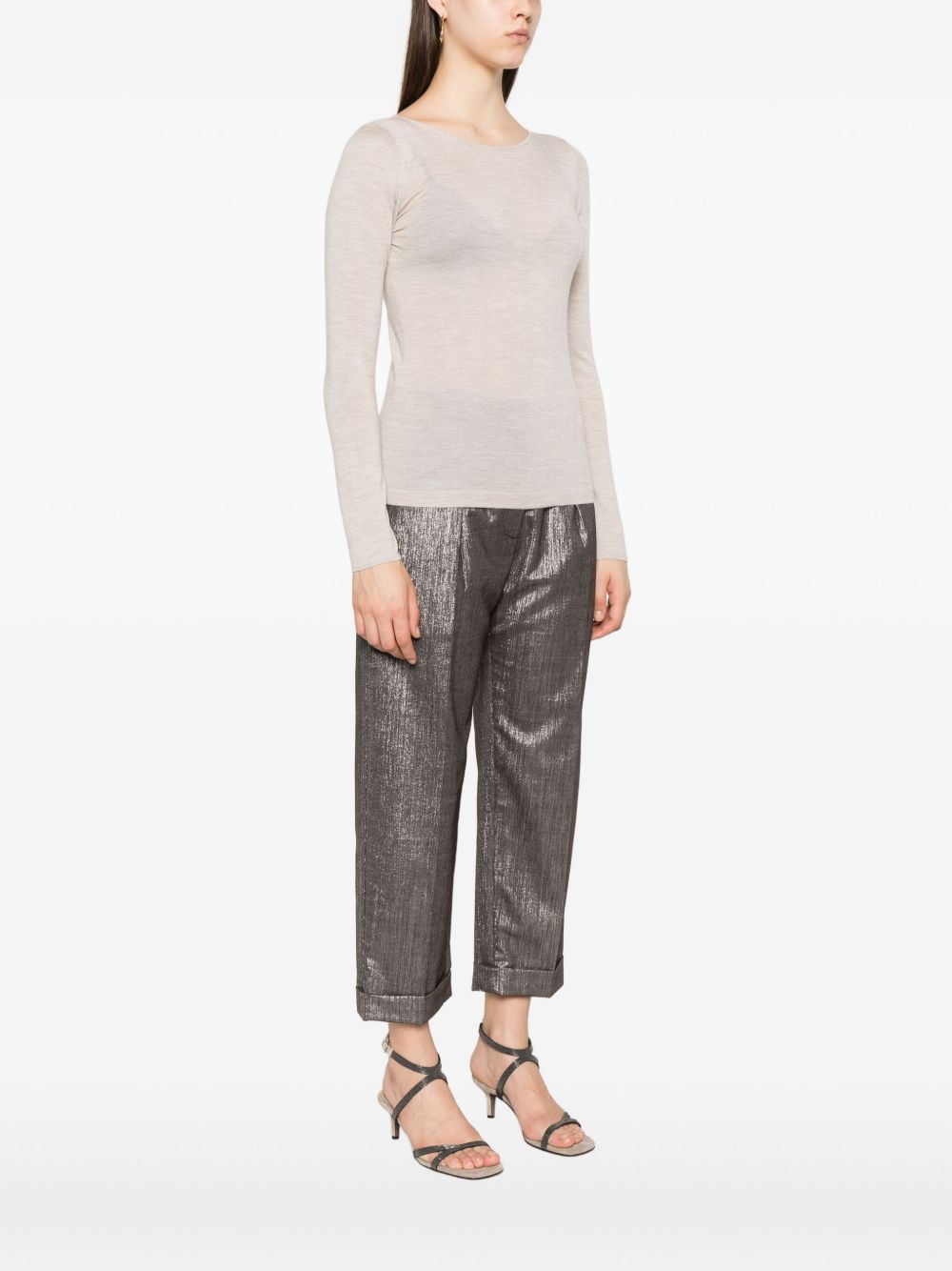 Brunello Cucinelli Long-sleeve round-neck T-shirt