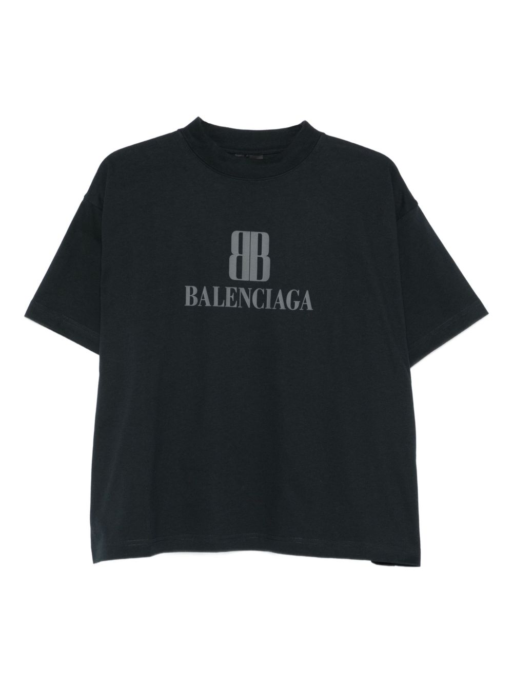 Balenciaga Nano Bb Cropped T-Shirt