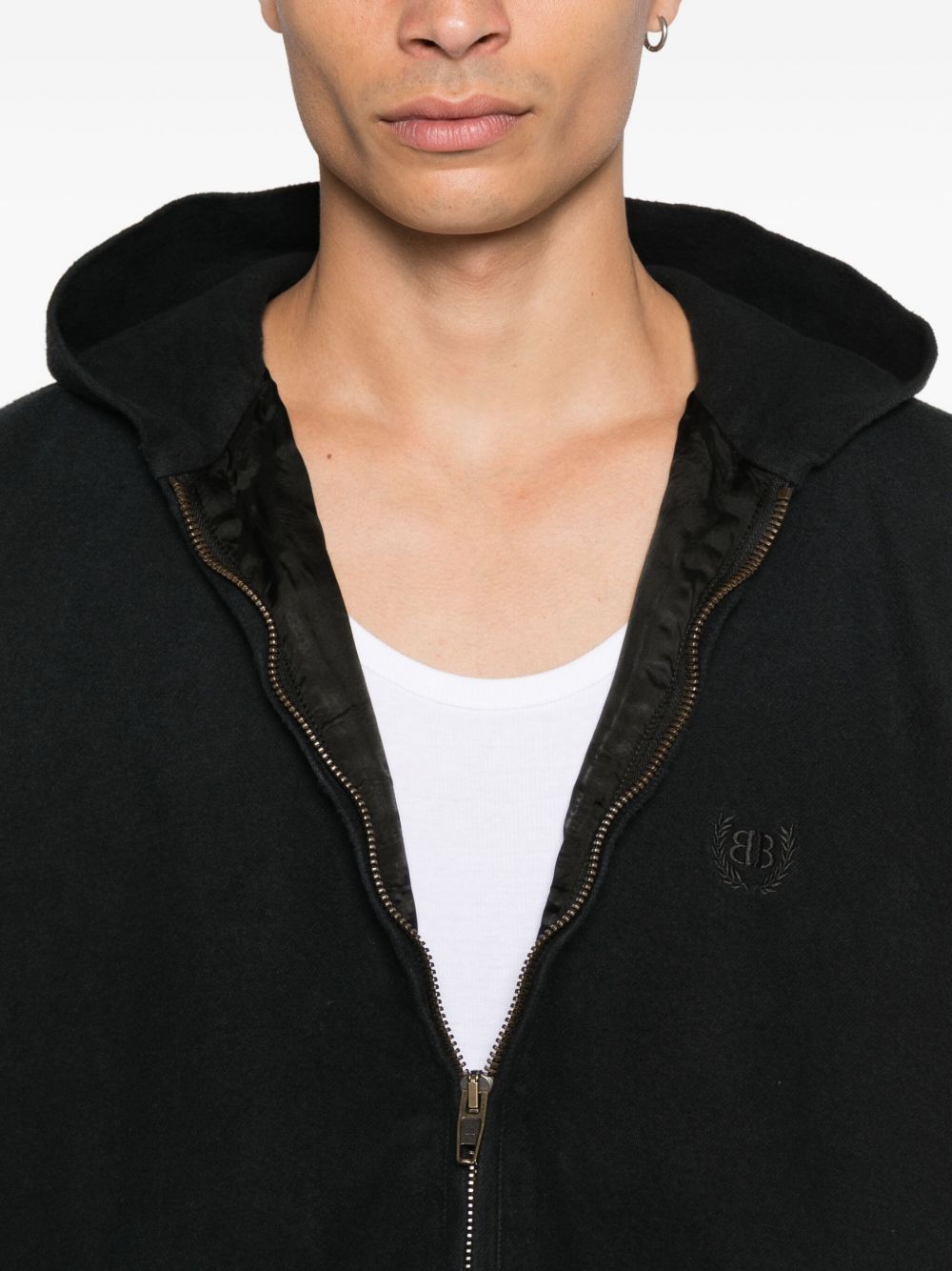 Balenciaga Jacket with hood and zip