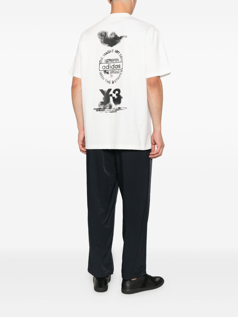 Y-3 Logo cotton t-shirt