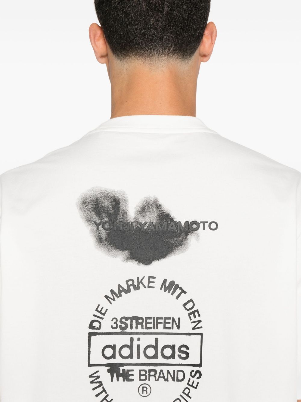 Y-3 Logo cotton t-shirt